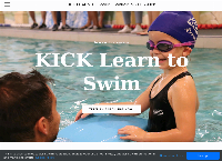 Kick Learn to Swim's website