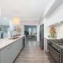 kitchen and media room