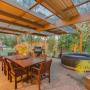 Outdoor living area built on