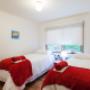 The Singles Room has quality linen and towels, extra blankets, air conditioning, a built in robe and a large window with views to the garden.