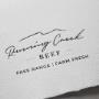 Running Creek Beef Brand Design