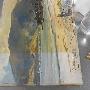 during treatment cleaning a painting