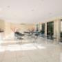 Spacious breakfast area