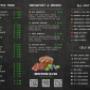 Back menu of Coffee & Dreams on Gouger Street, Adelaide, featuring the full coffee menu, breakfast and brunch items, all-day bites, cold drinks, muffins, and cafe favourites available for dine-in, takeaway, delivery, and pickup in Adelaide CBD.