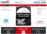 Payam Data Recovery's website