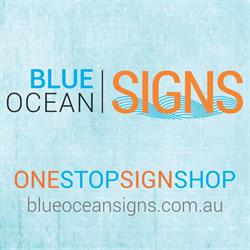 Blue Ocean Sign Design