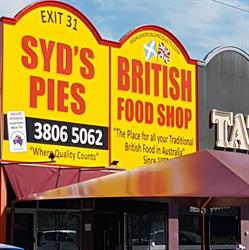 Syds Pies and British Food Shop
