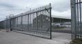 What materials are used in Industrial sliding gates