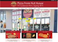 Pizza from hot house