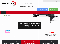 Payam Data Recovery's website