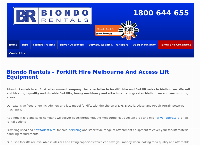 Biondo Rentals's website