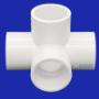 L-tee PVC connector from Klever Cages