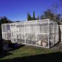 Shadehouse built with PVC connectors and pipe