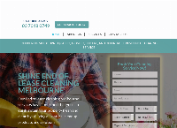 Shine End of Lease Cleaning Melbourne's website