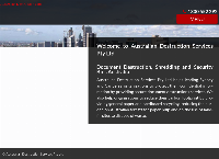 Australian Destruction Services Pty Ltd's website
