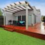timber decking pergola