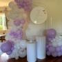 LUX Package includes; Balloons, Backdrop, Plinth, Cake Stand and custom message Hire.