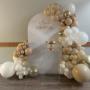 LUX Package includes; Balloons, Backdrop, Plinth, Cake Stand and custom message Hire.