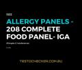 Allergy Panels – 208 Complete Food Panel – IgA