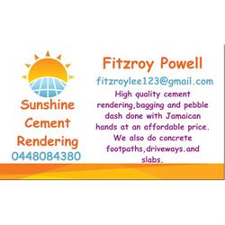 Fitzroy Sunshine Cement Rendering