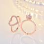 Two in One Ring Rose gold