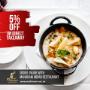 5% Off on direct takeaway