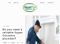 Neverfail Plumbing Services's website