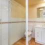 Vanity in bathroom