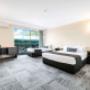 Spacious guest room