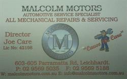 Malcolm Motors
