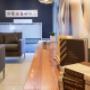 Spacious lobby with sitting area