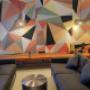 Spacious lobby with sitting area