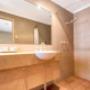 Vanity in bathroom