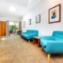 Guest room with sitting area