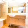 Vanity in bathroom