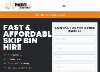 Freddy's Skip Bin Hire's website