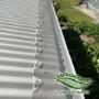 LEAFSCREENER gutter protection on corro roof