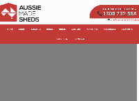 Aussie Made Sheds's website