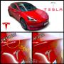 2019 Tesla Model 3 SR+ (red) boot