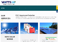 Watts Up Solar & Electrical's website
