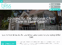 Bliss Early Learning Lane Cove's website