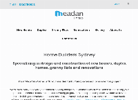 Meadan Homes - Custom Home & Duplex Builders Sydney's website
