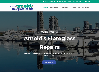 Arnold's Fibreglass Repairs's website
