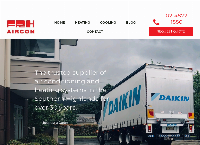 FRH Air Conditioning's website