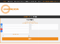 Orange Bins