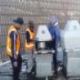 kitchen exhaust fan cleaning in action