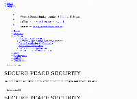 Secure Peace's website