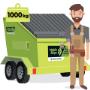 Mobile Skips 1000kg