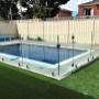 frameless glass pool fencing