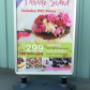 Double Sided Poster Stand